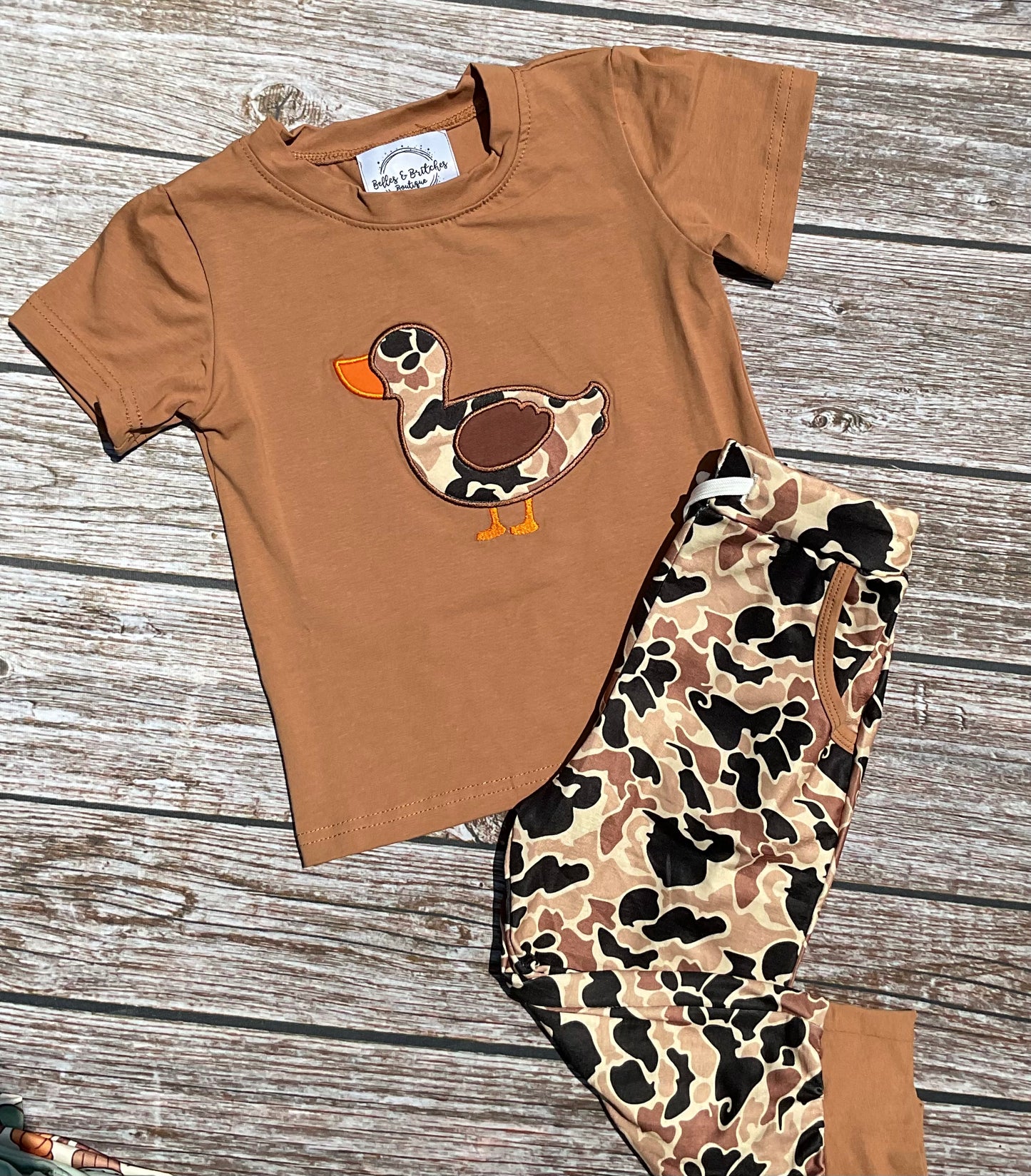 Camo Duck Boys Jogger Set