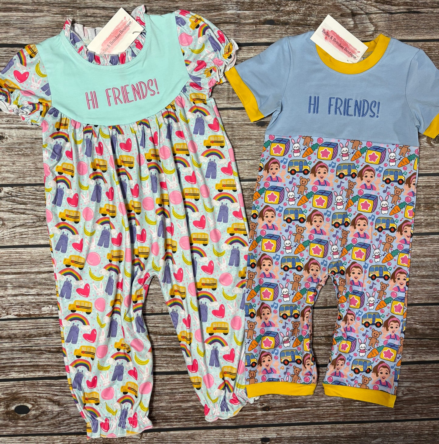 Hi Friends Romper
