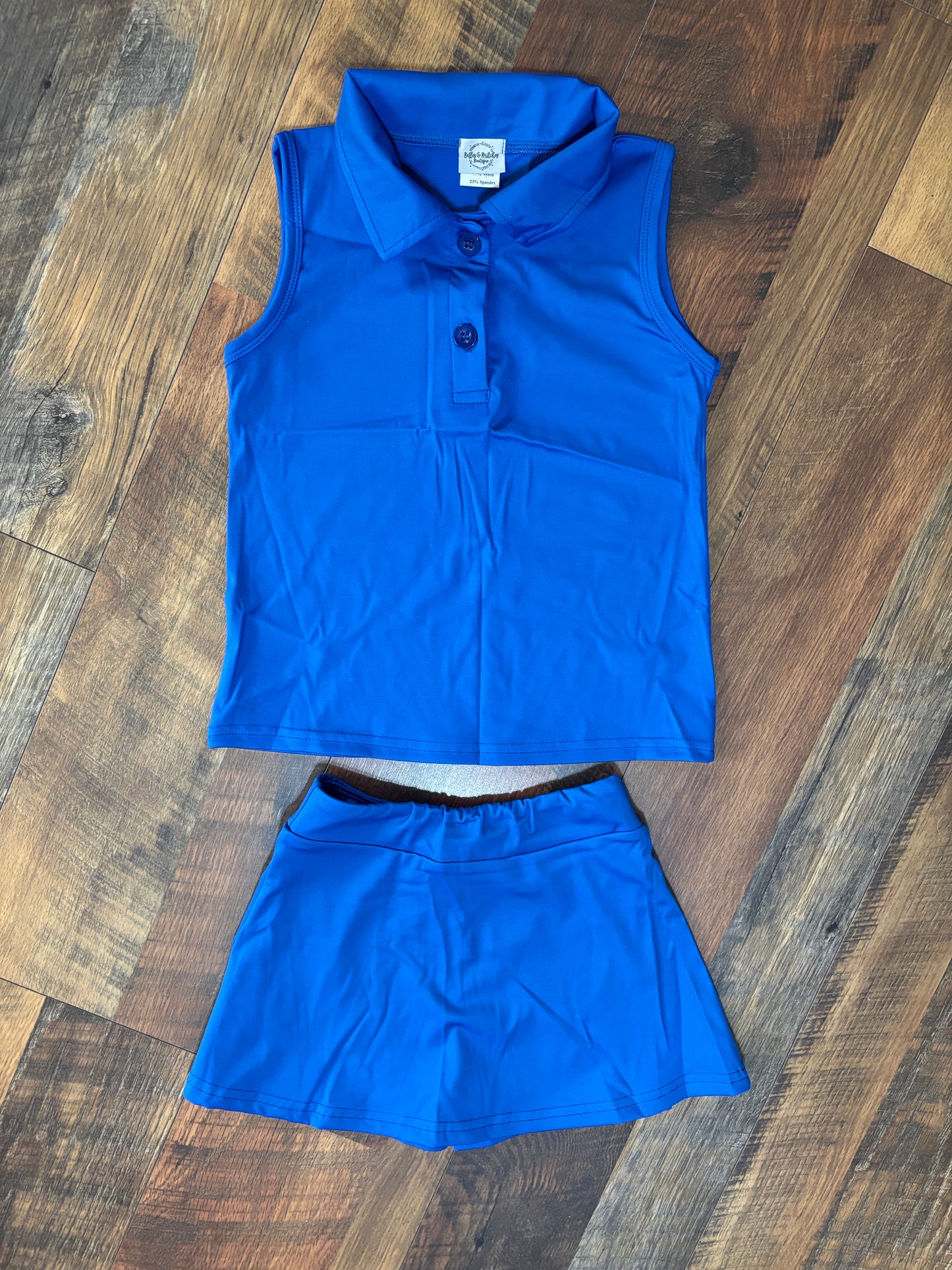 Bella’s Blue Athletic Skort Sets