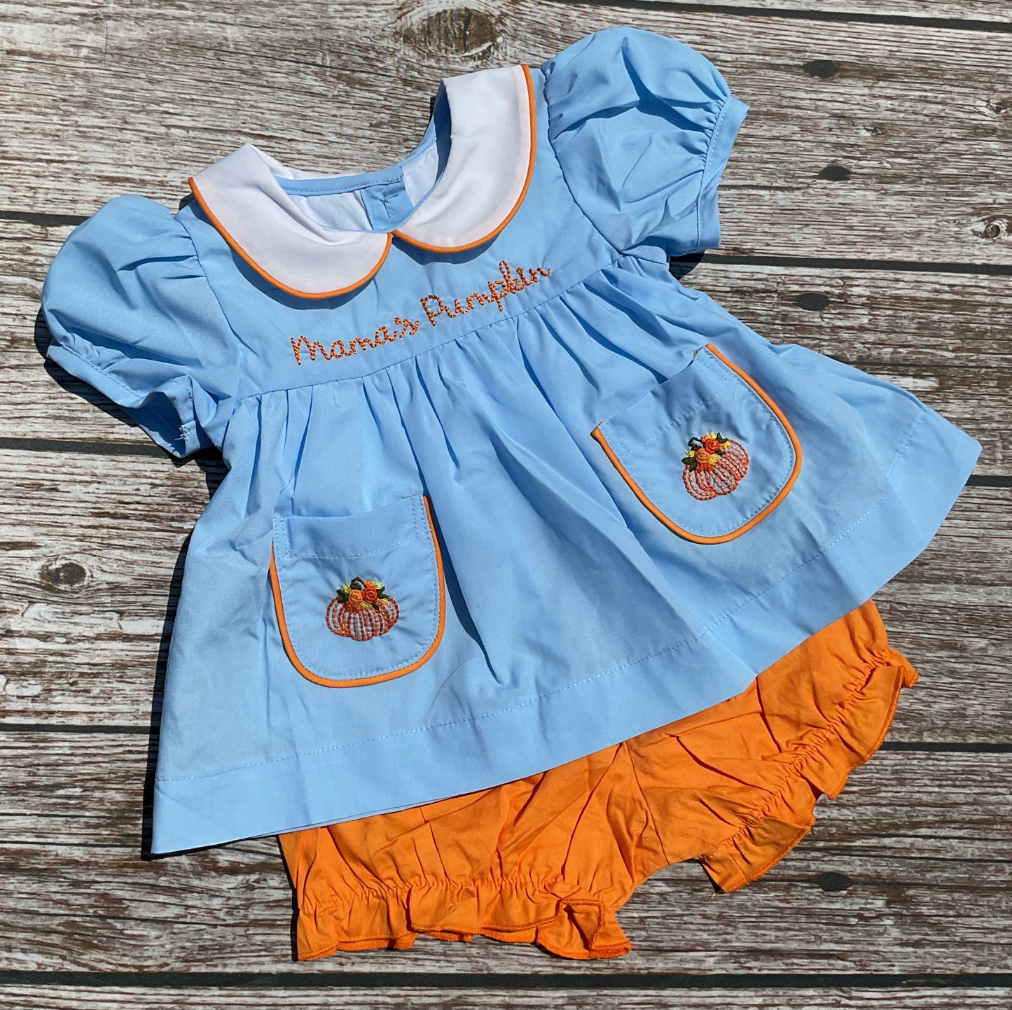 Mama’s Pumpkin Collection – Boy & Girl Sibling Matching Outfits