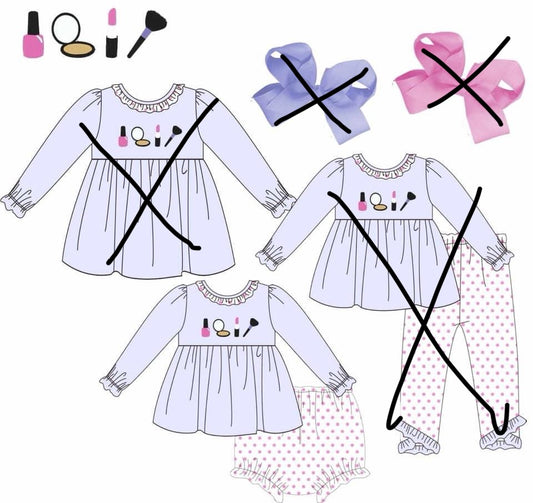 Wake Up & Make Up Cosmetic Cutie Bloomer Set