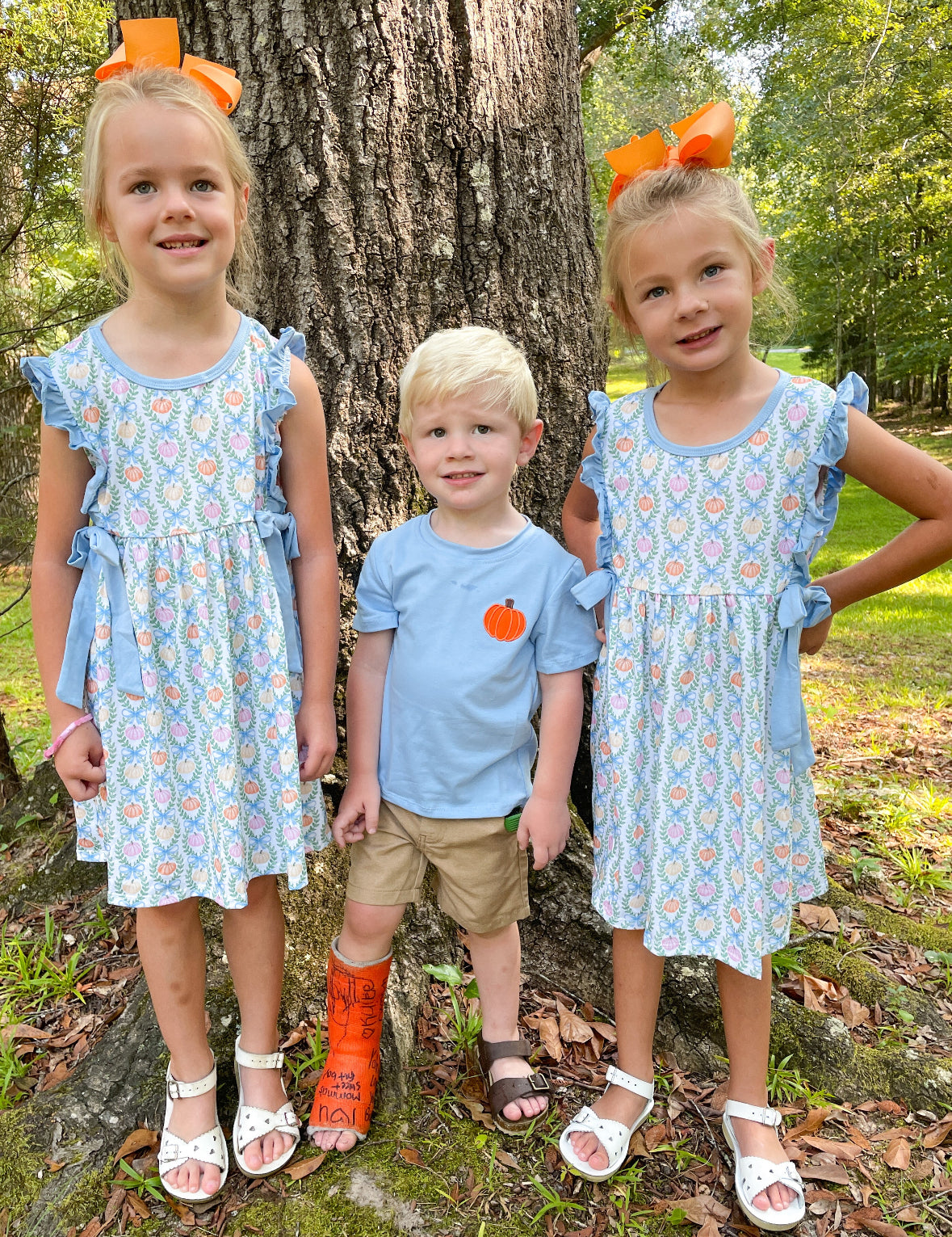 Preppy Pumpkin Sibling Collection