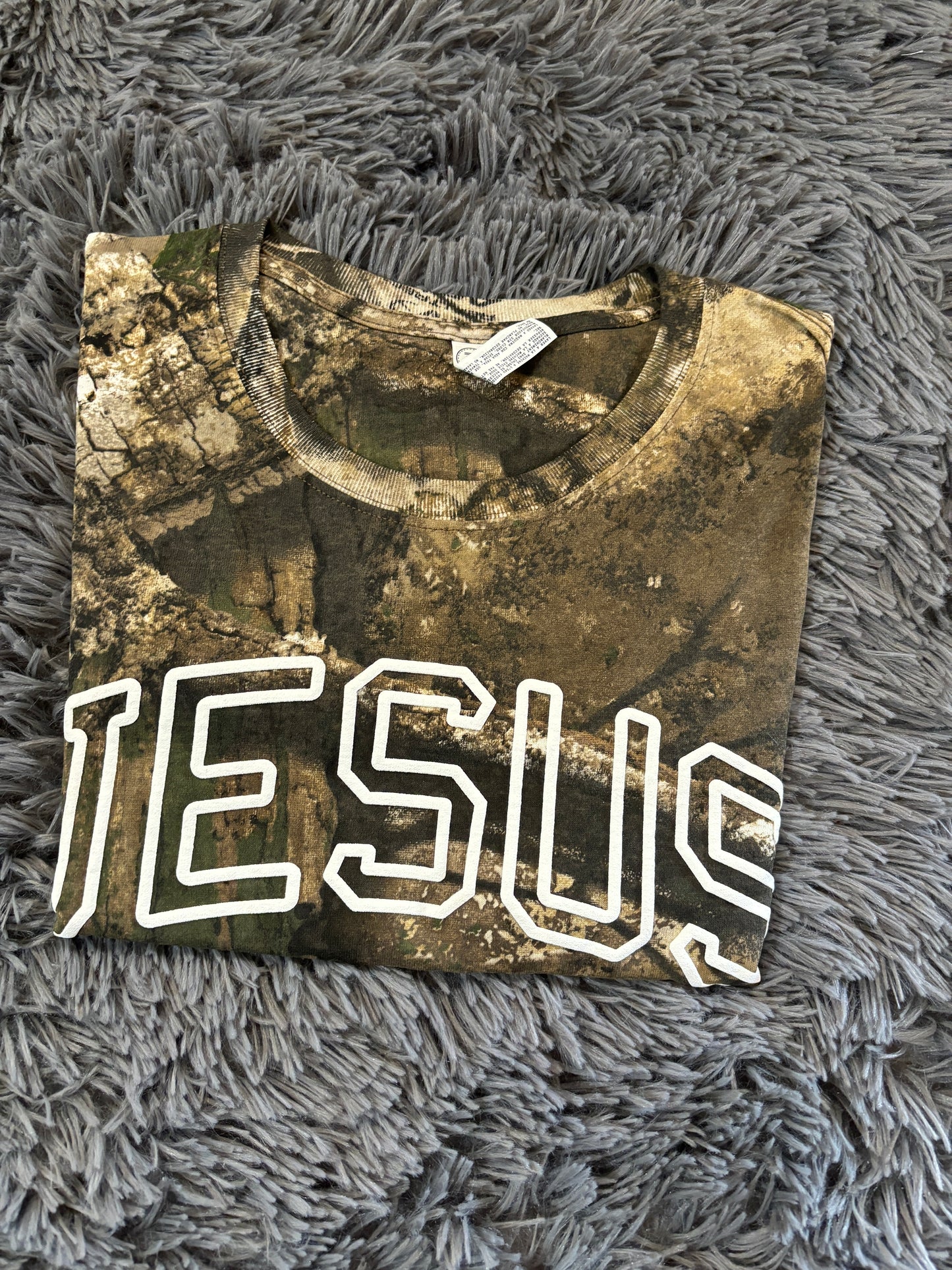 Jesus Is King Camo Tee