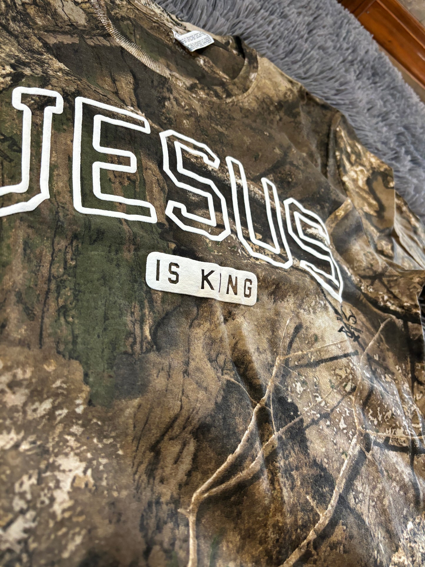 Jesus Is King Camo Tee