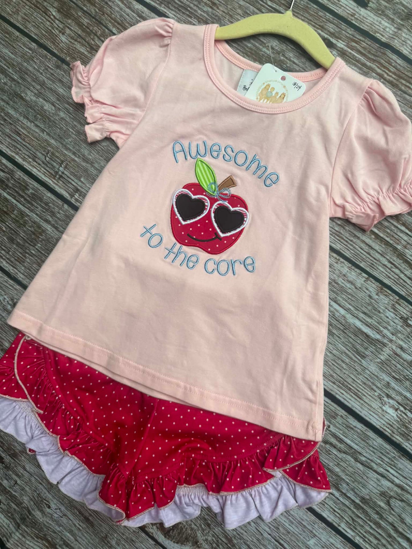 Awesome To The Core Girl Short Set