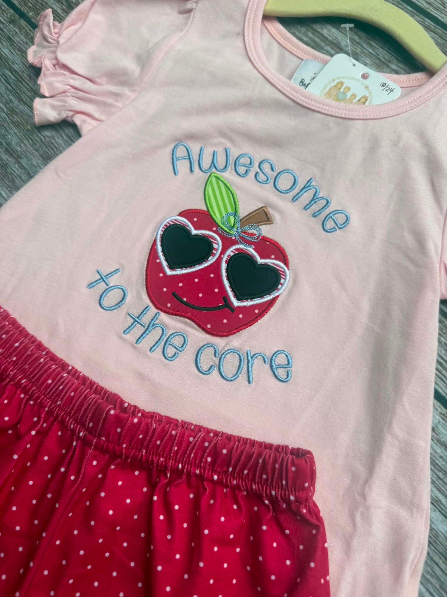 Awesome To The Core Girl Short Set