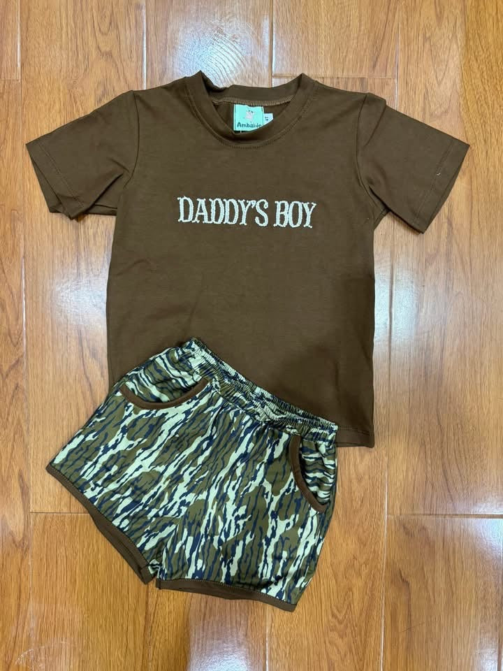 Daddy’s Boy Camo French Knot Collection