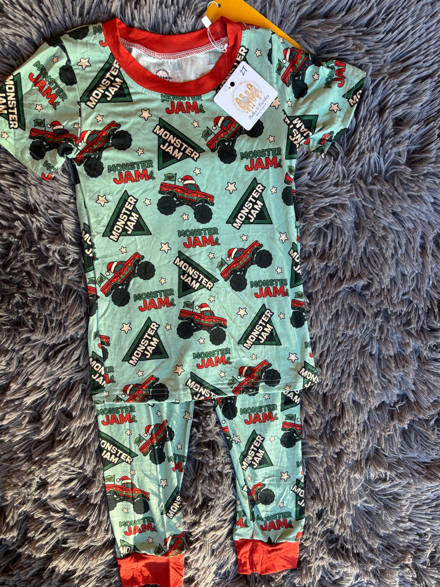 Revved Up For Christmas Bamboo