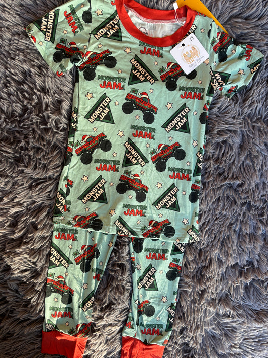 Revved Up For Christmas Bamboo