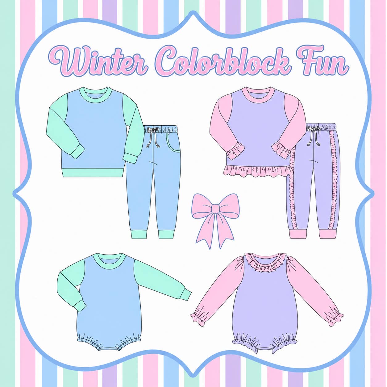 WS PO#24 Winter Colorblock Fun ETA November to BBB