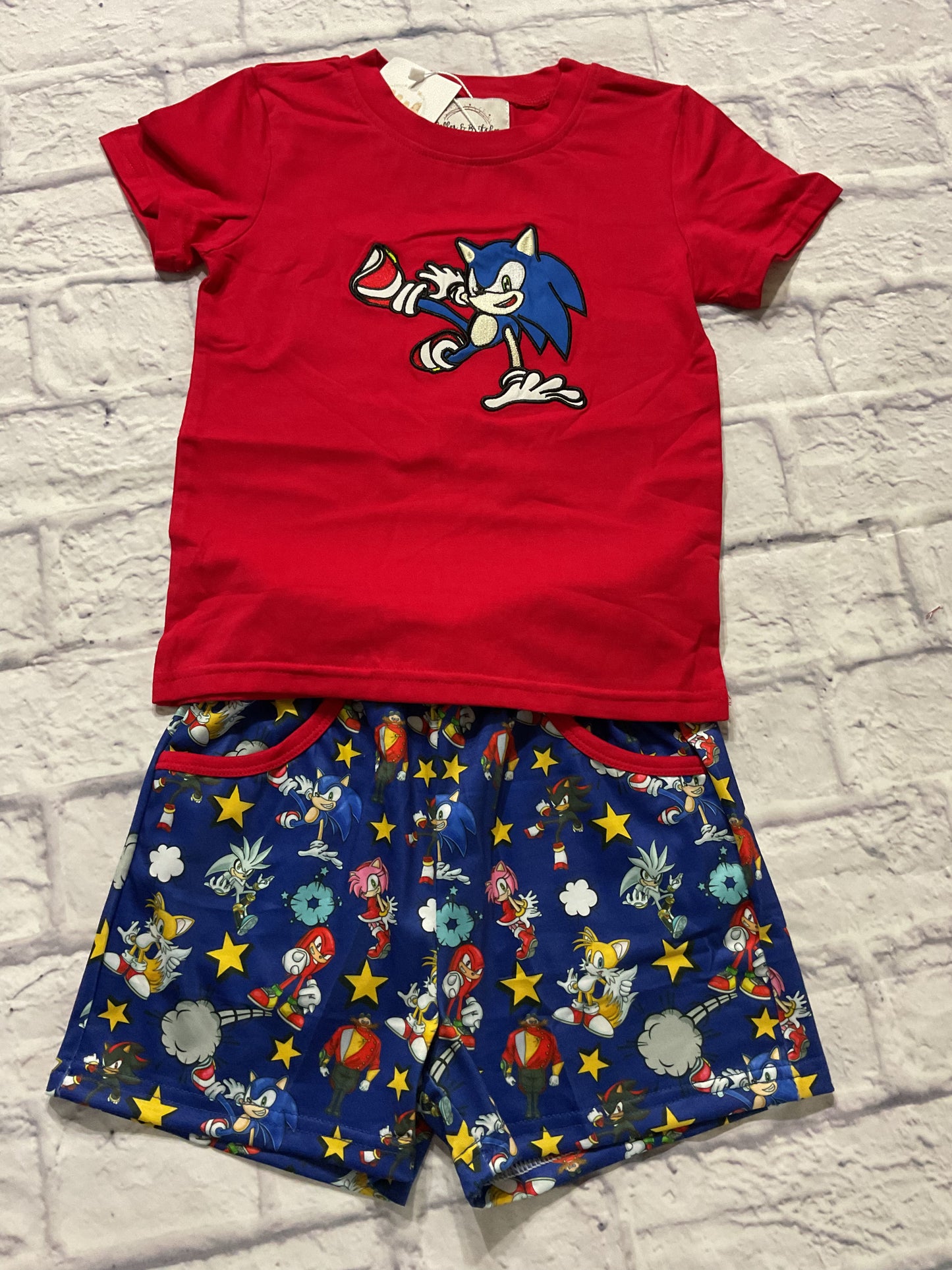 Team Sonic Boy Short Set