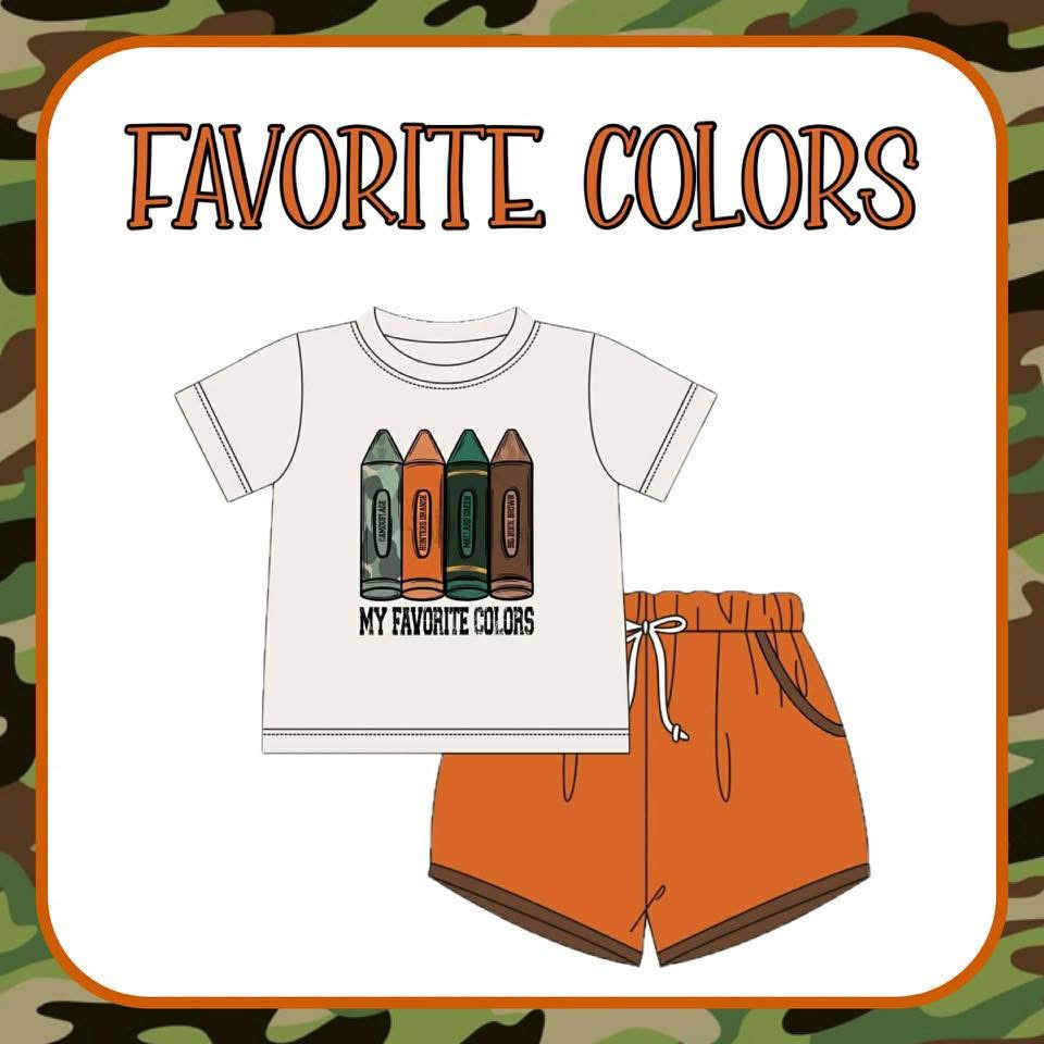 Favorite Colors Boy Set