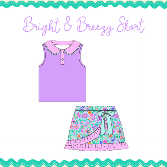 Preorder Bright & Breezy Skort Set ETA Late March