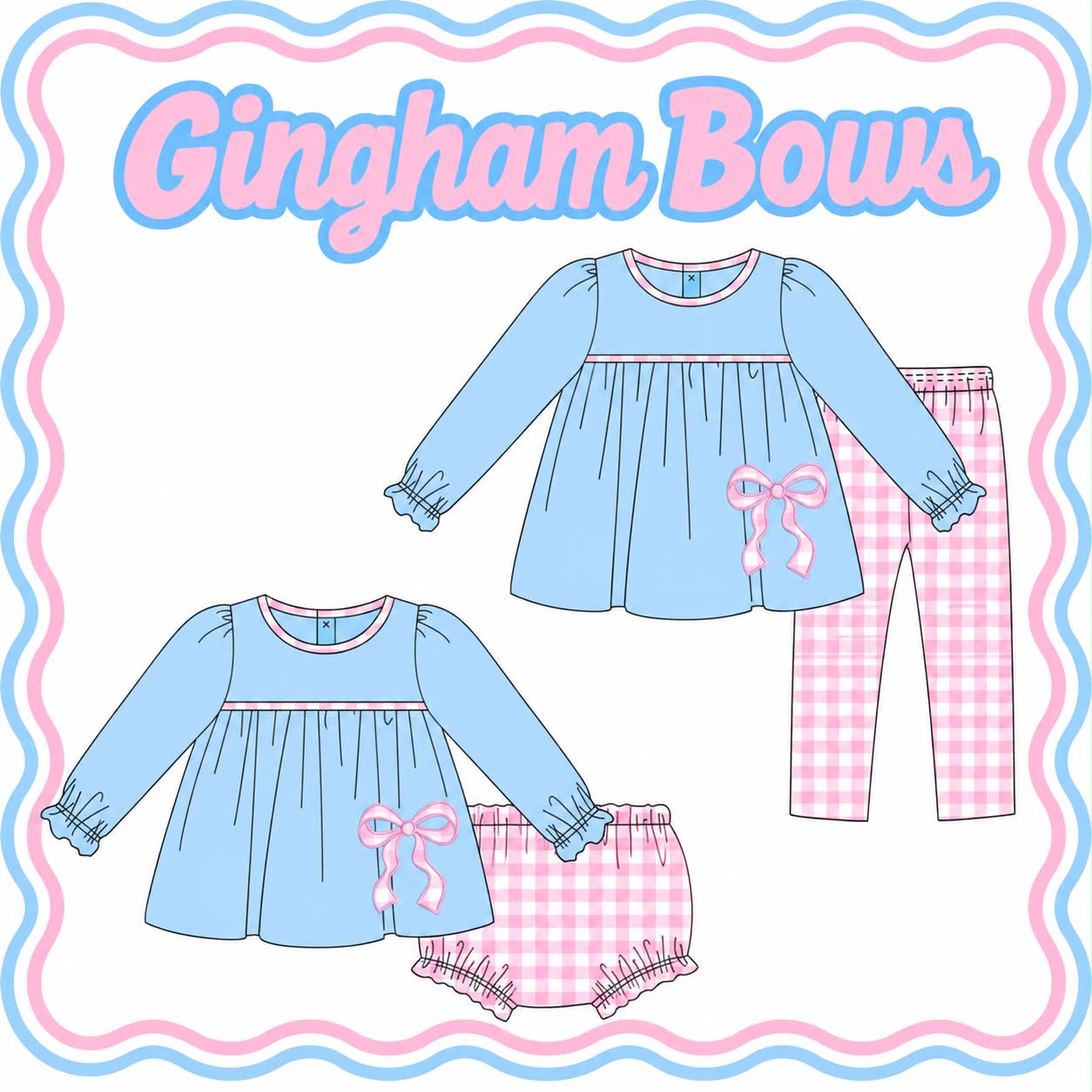WS PO#36 Gingham Bows ETA January to BBB