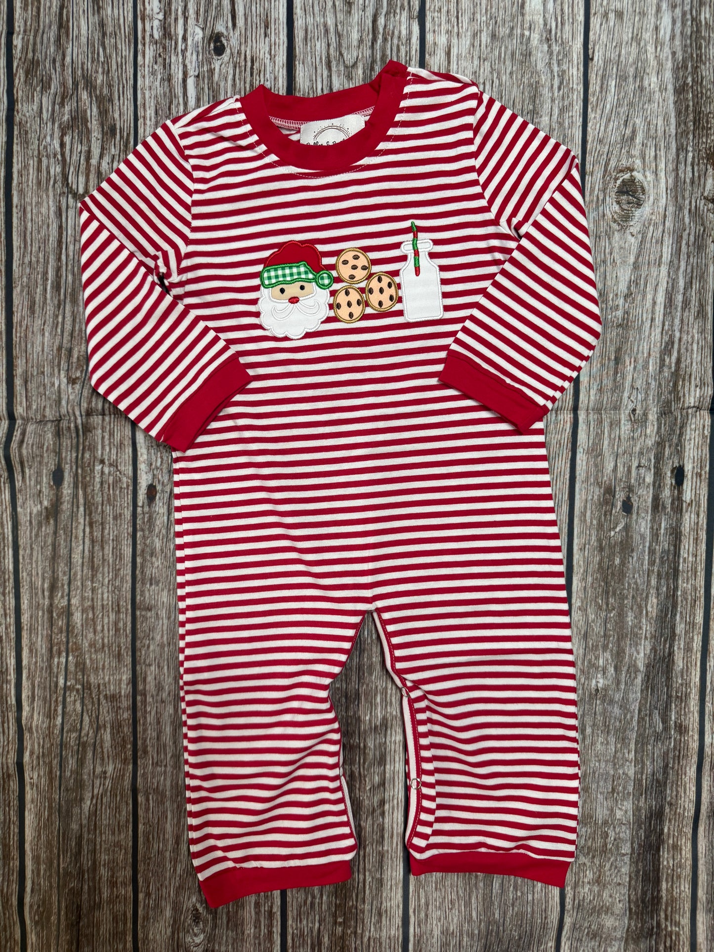Santa Cookies & Milk Sibling Romper