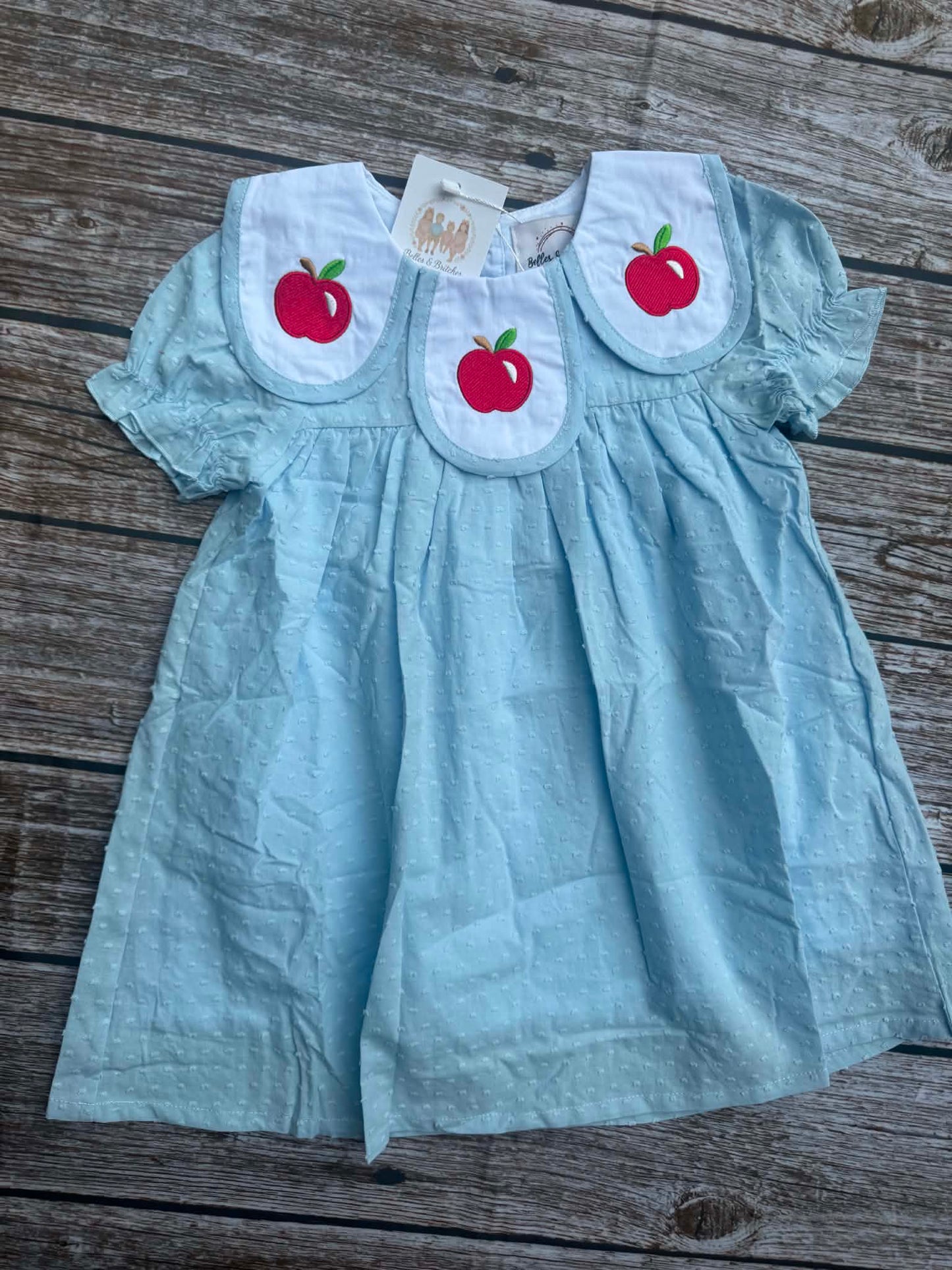 Bitty Dot Petals Apple Dress