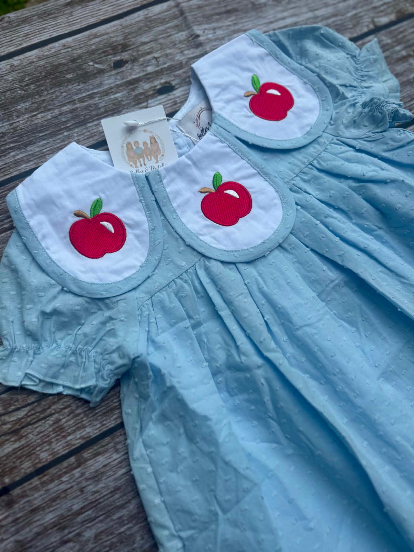 Bitty Dot Petals Apple Dress
