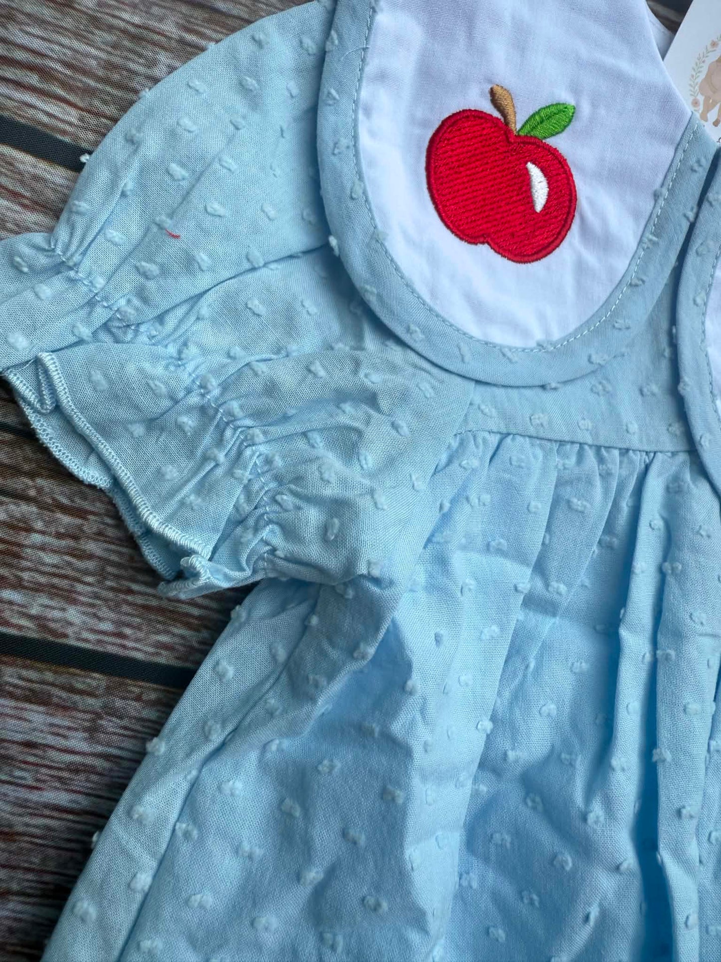 Bitty Dot Petals Apple Dress