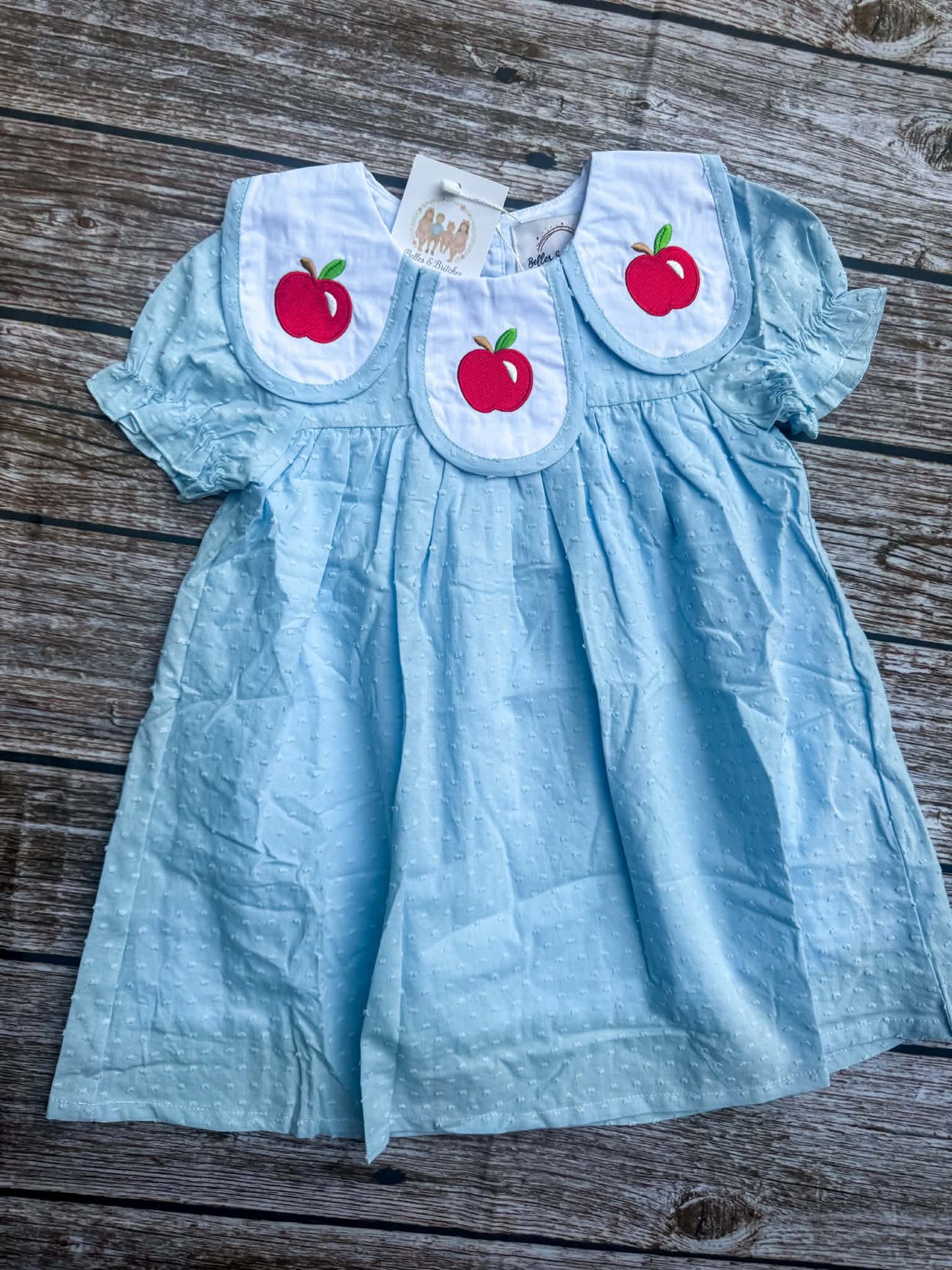 Bitty Dot Petals Apple Dress