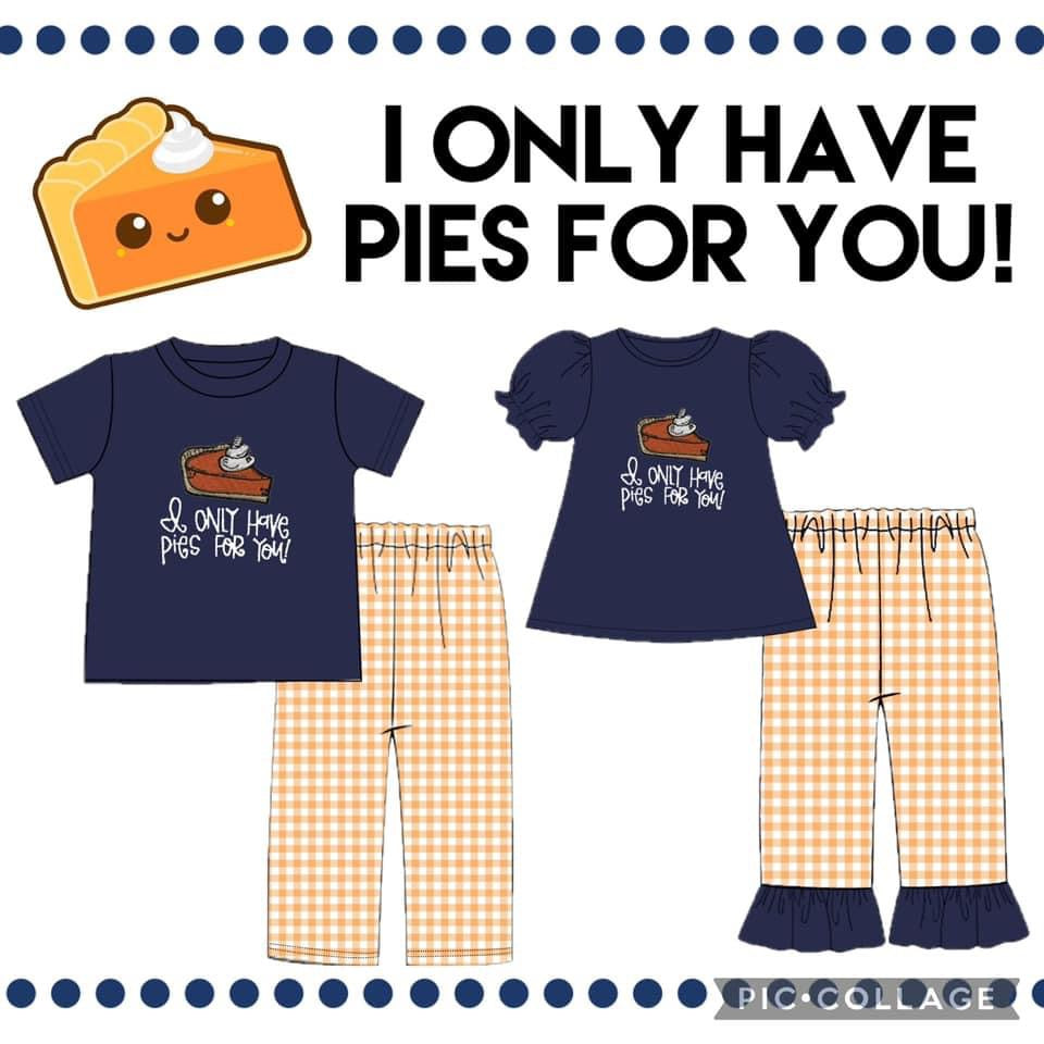 I Only Have Pies For You Sibling Collection