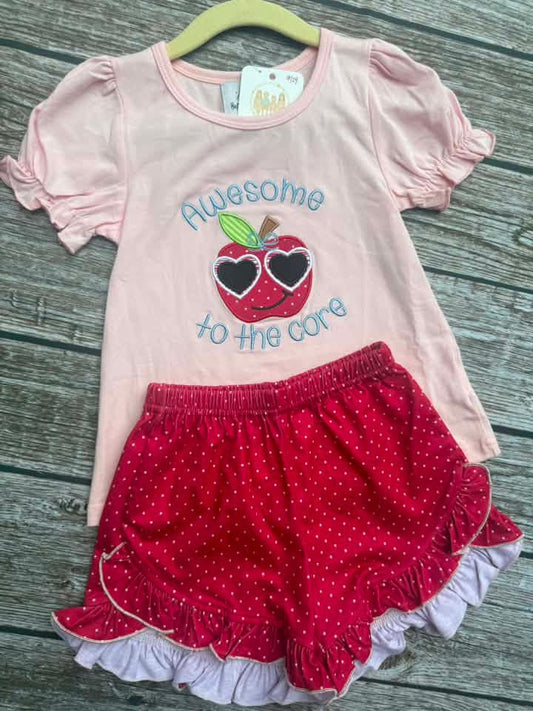 Awesome To The Core Girl Short Set