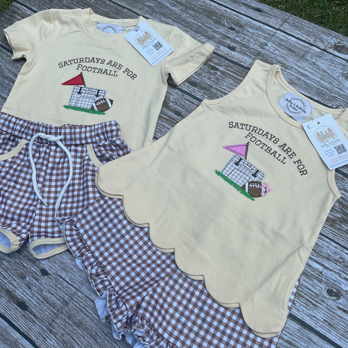 Saturdays Are For Football Sibling Matching Sets