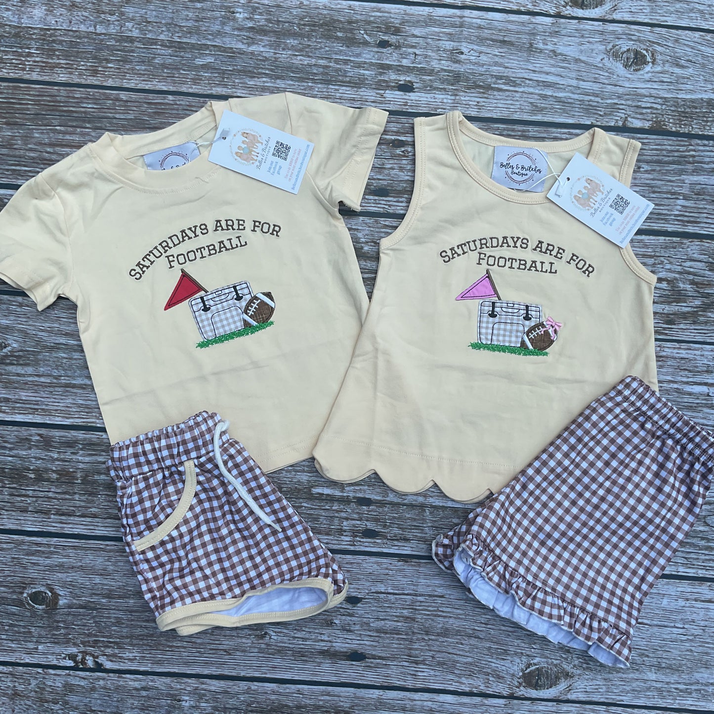 Saturdays Are For Football Sibling Matching Sets
