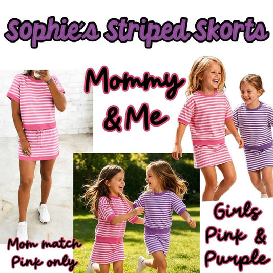 Sophie’s Striped Skort Set | Mommy & Me