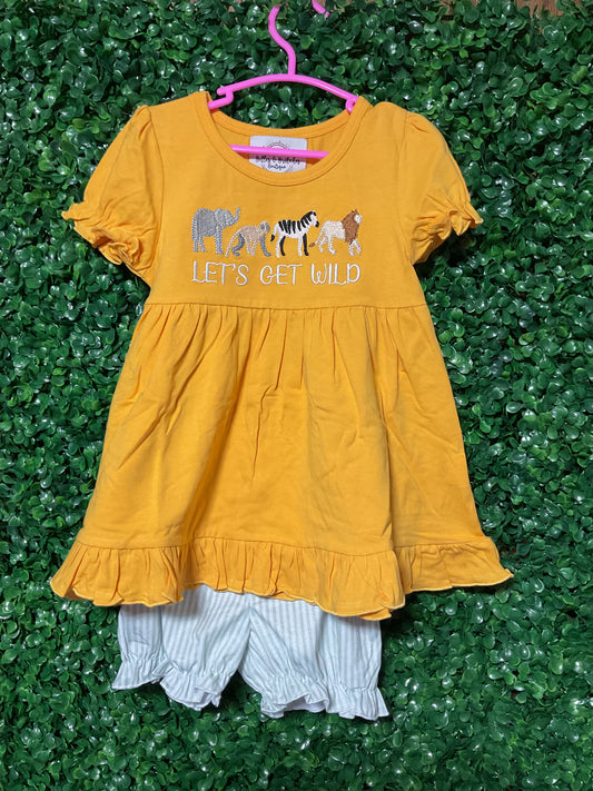 Let’s Get Wild Zoo Girl Short Set