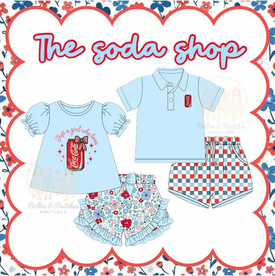 The Soda Shop Girl Short Set