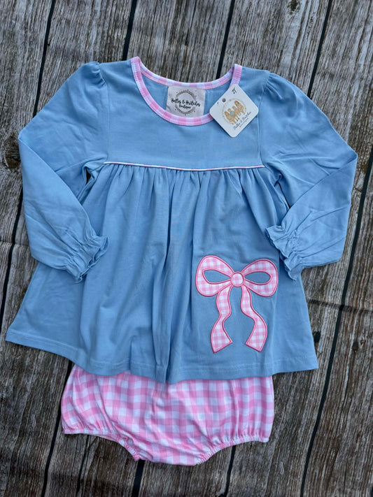 Girly Checkmate Bloomer Set