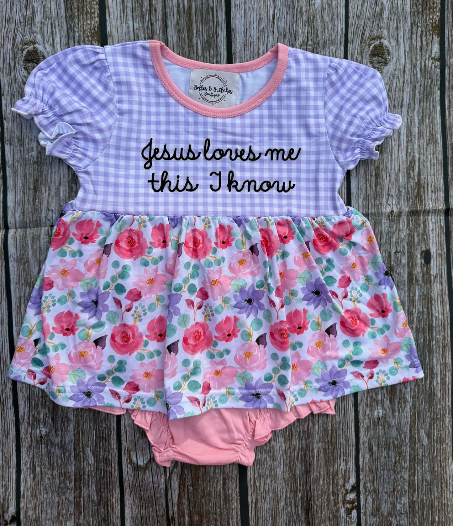 Jesus Loves Me Skirted Bubble