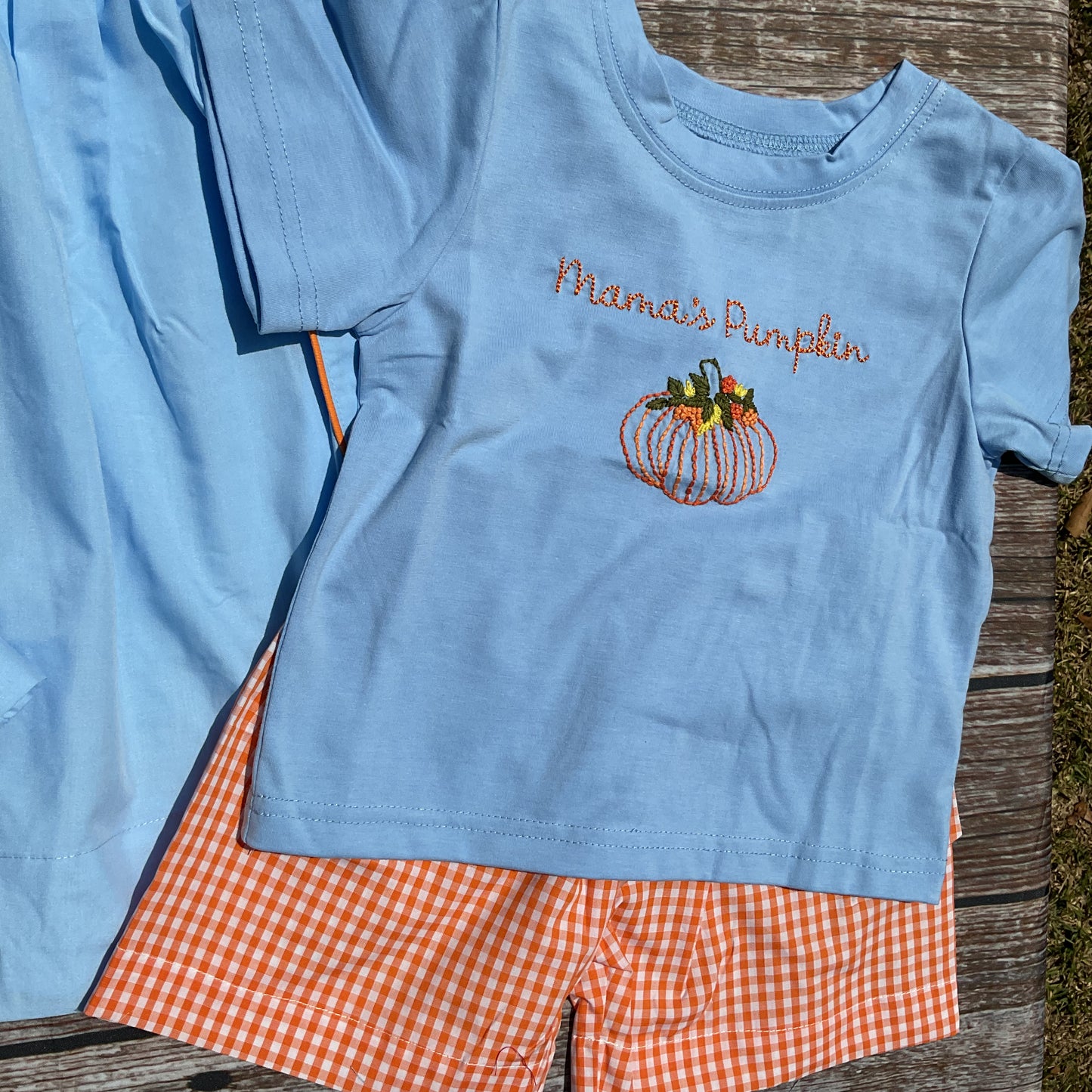 Mama’s Pumpkin Collection – Boy & Girl Sibling Matching Outfits