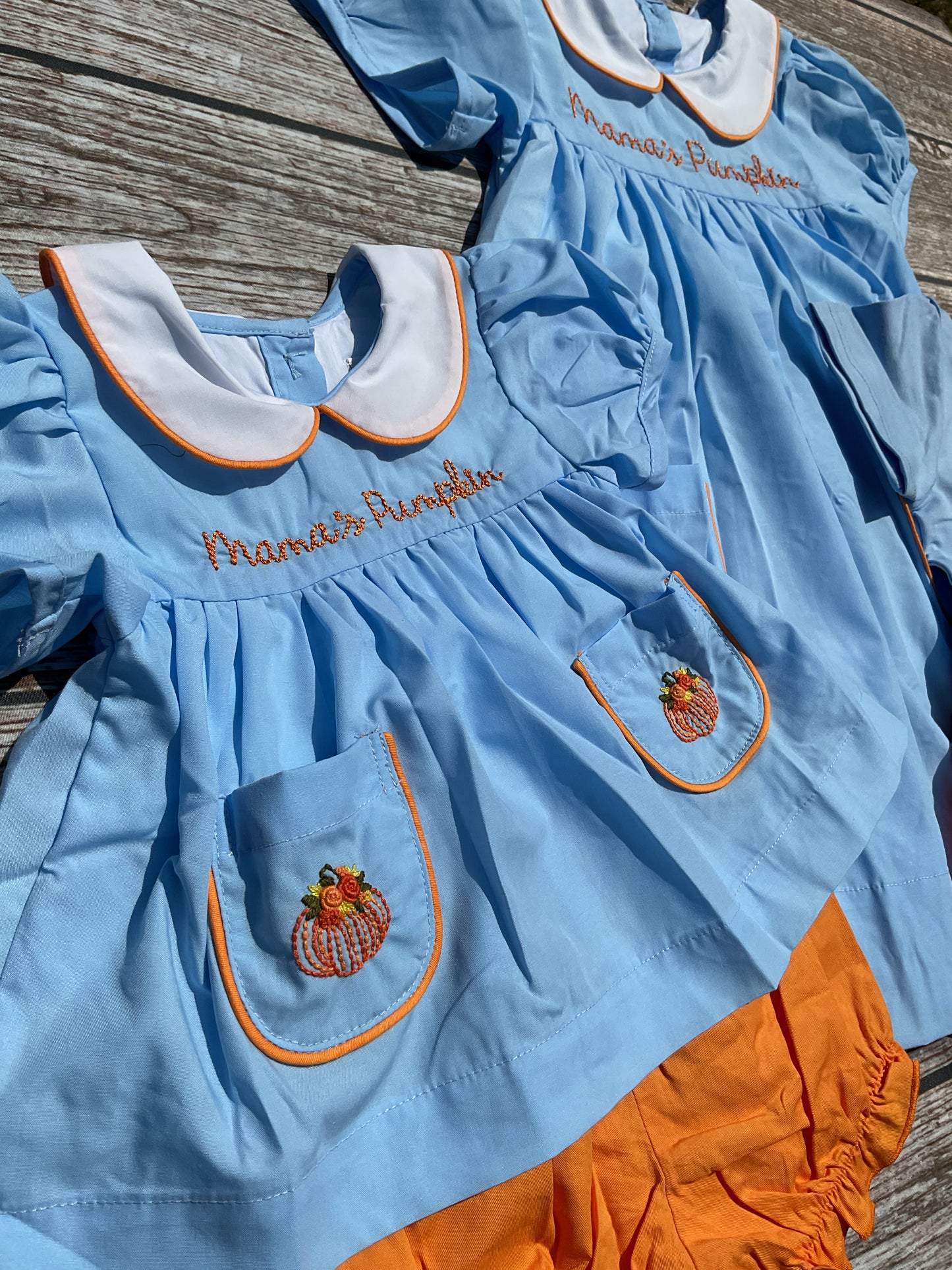 Mama’s Pumpkin Collection – Boy & Girl Sibling Matching Outfits