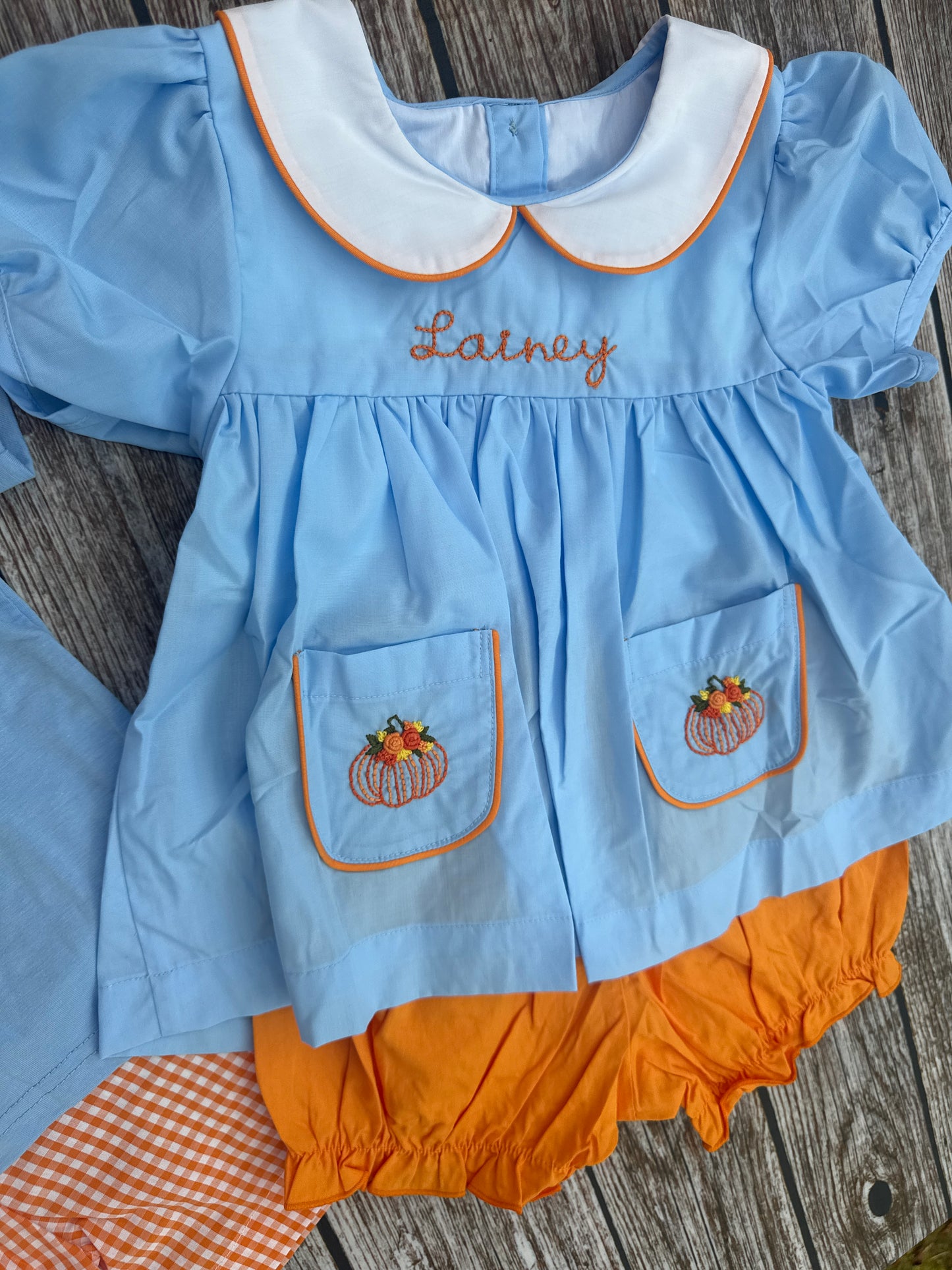 Mama’s Pumpkin Collection – Boy & Girl Sibling Matching Outfits