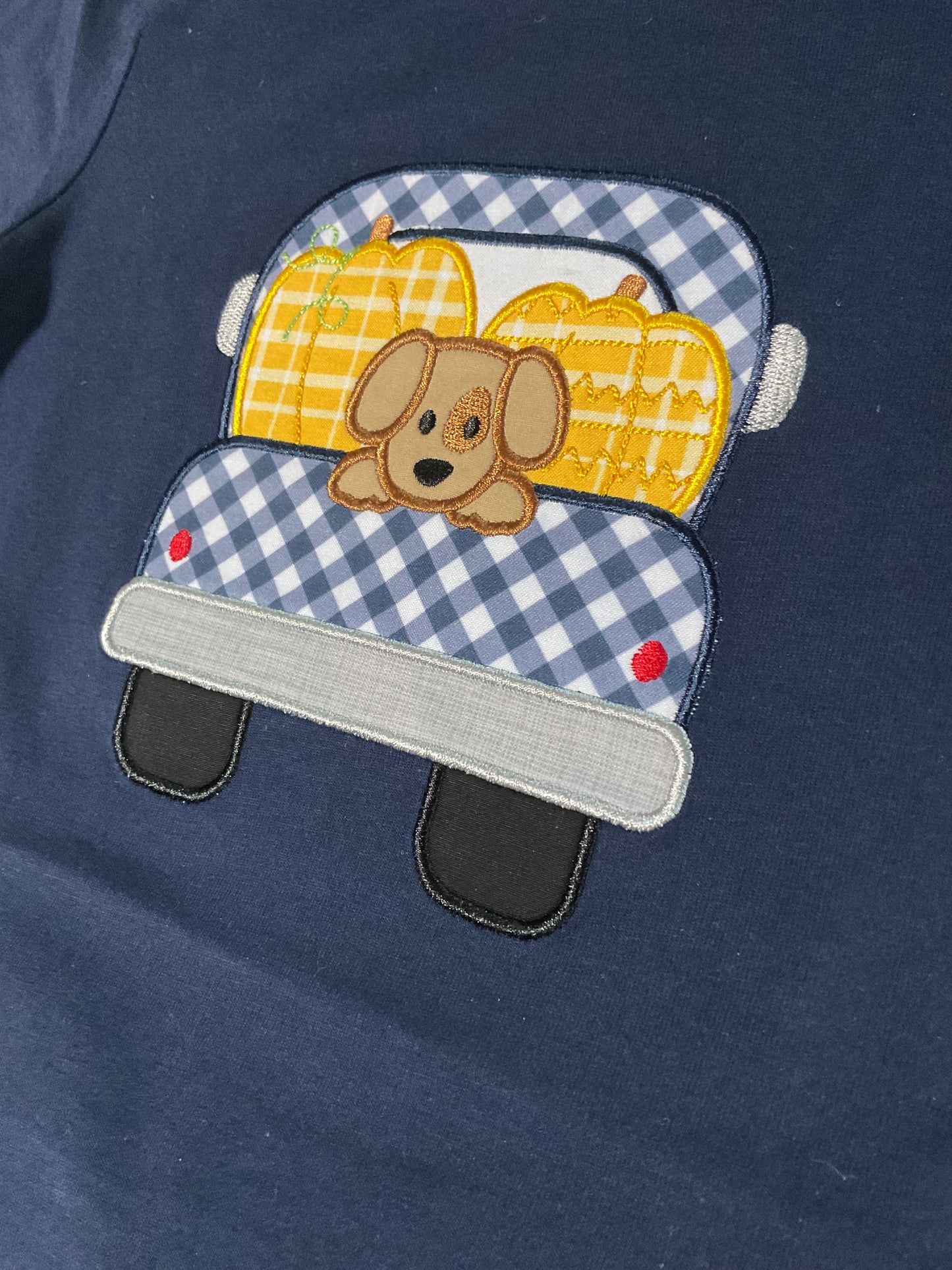 Pup in the Pumpkin Patch Boy Short Set
