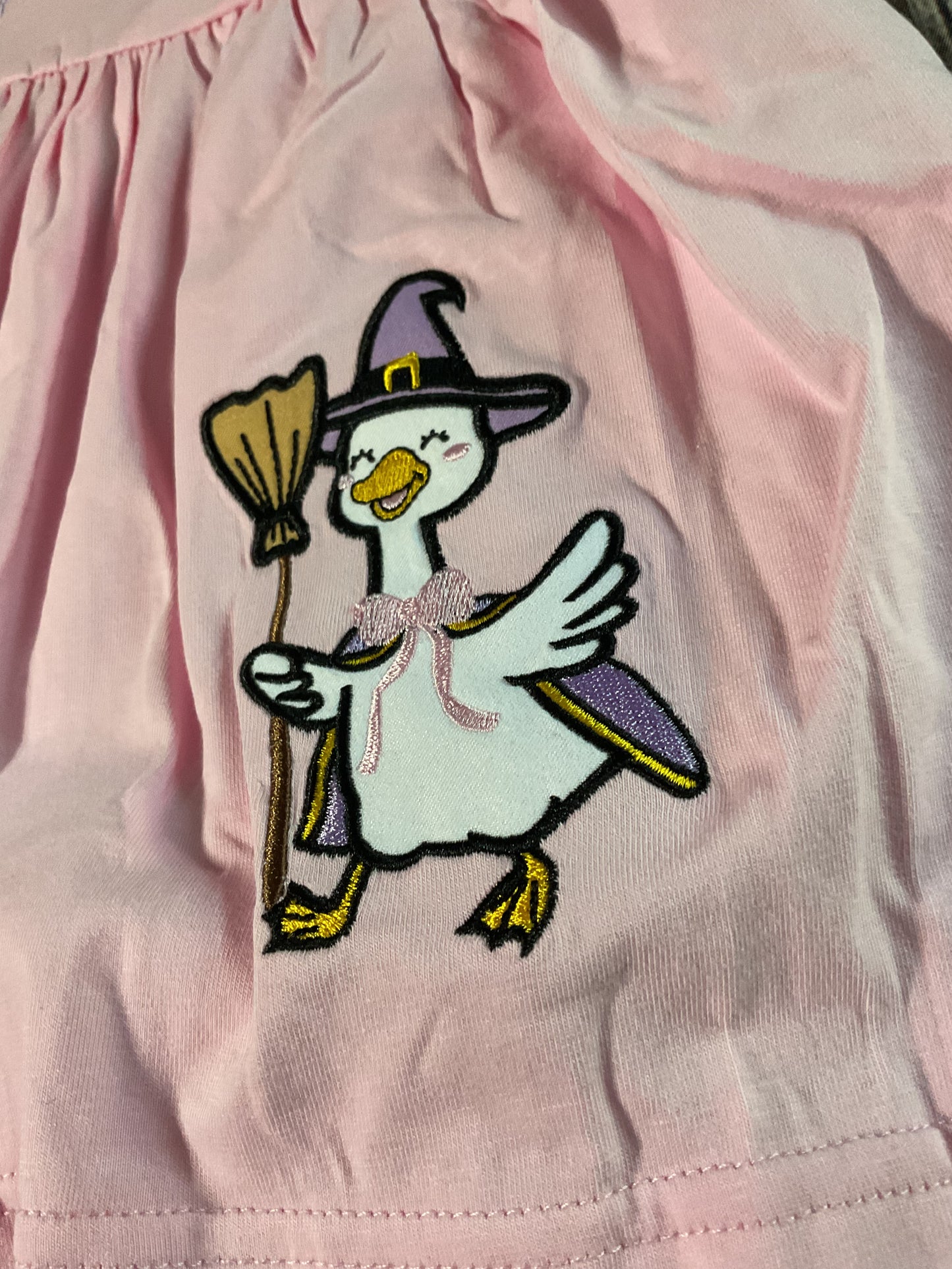 Just A Spooky Goose Girl Short Set