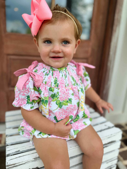 Hydrangea Blossom Sister Collection Machine Smocked