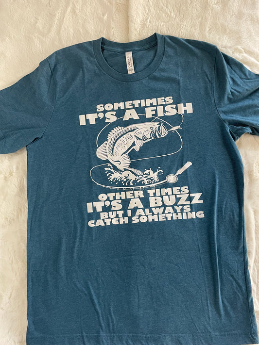 Men’s Sometimes It’s A Fish Tee