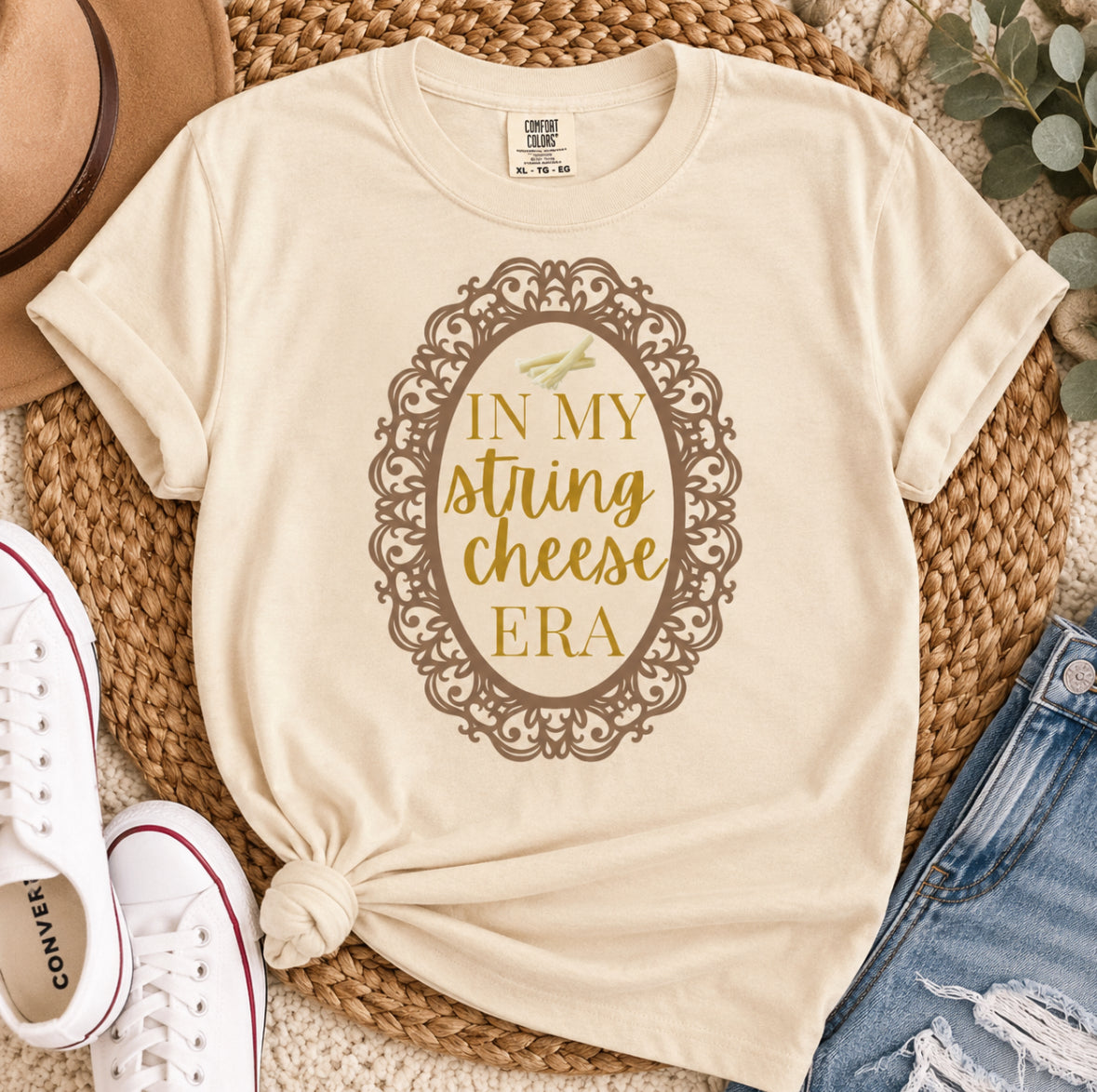 In My String Cheese Era Short Sleeved Tee