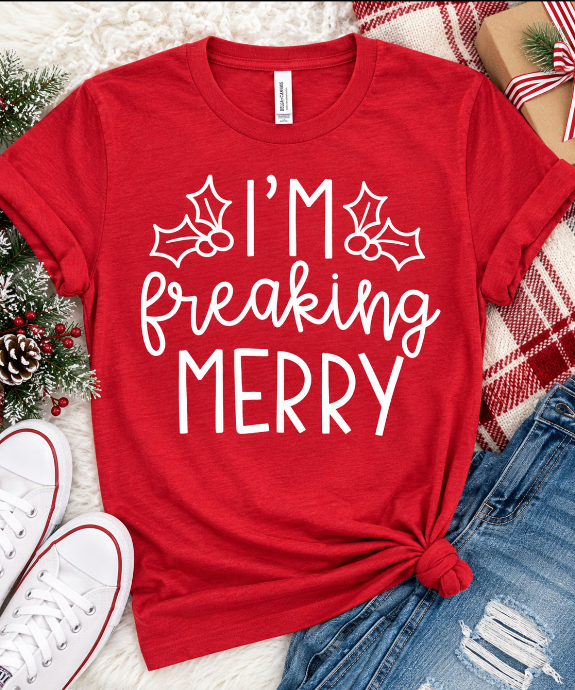 I’m Freaking Merry Short Sleeved Tee
