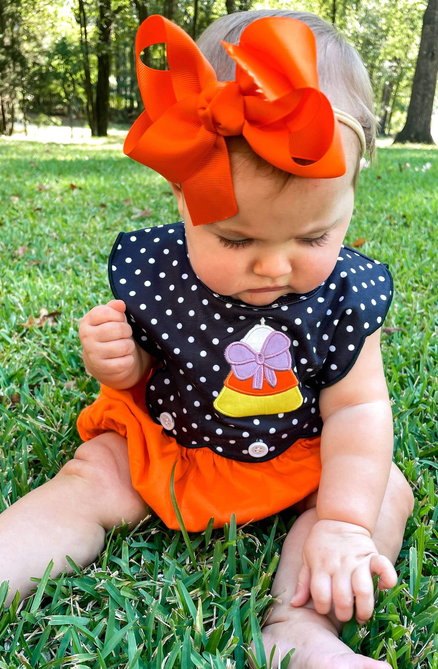 Candy Corn Kisses Sibling Collection