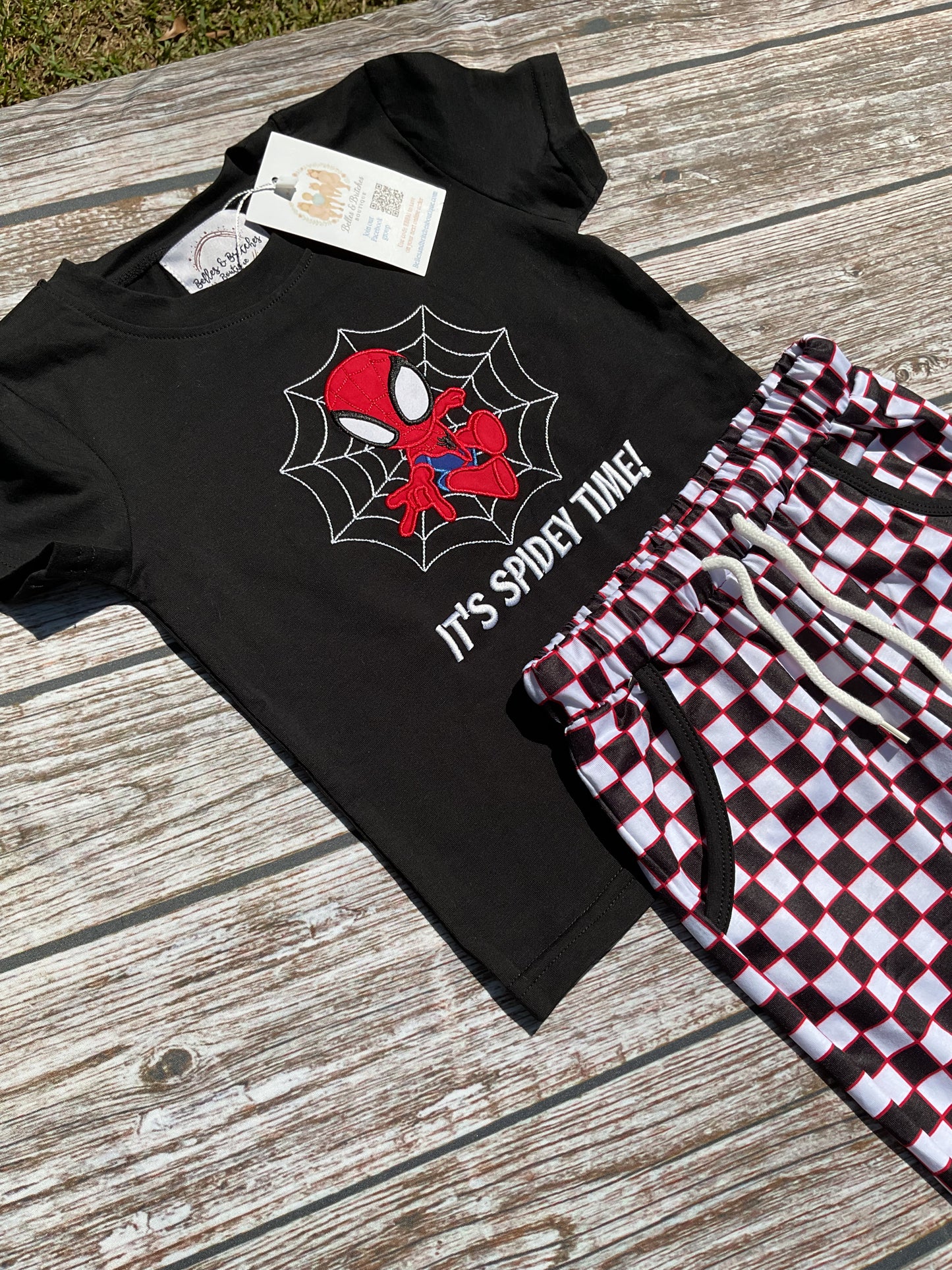 Team Spidey Sibling Collection – Girl & Boy Pant Sets