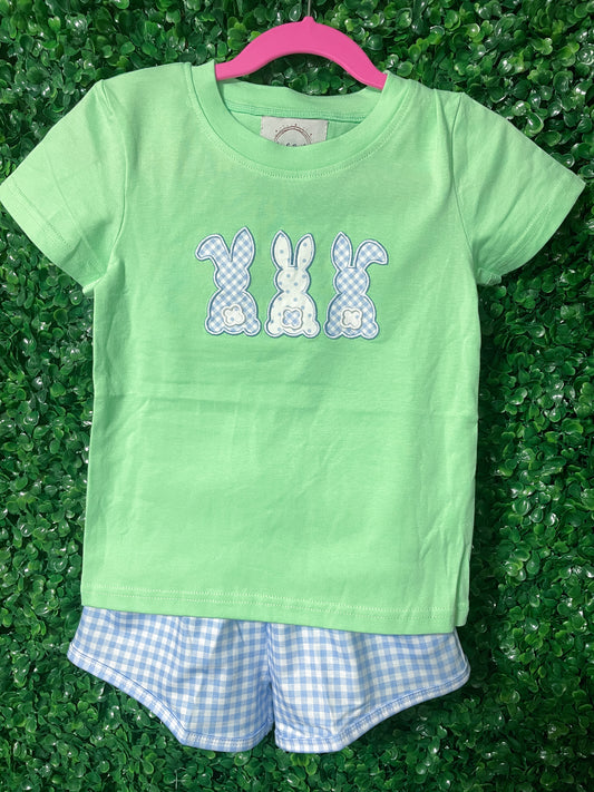 Little Bunny Trio Short Set