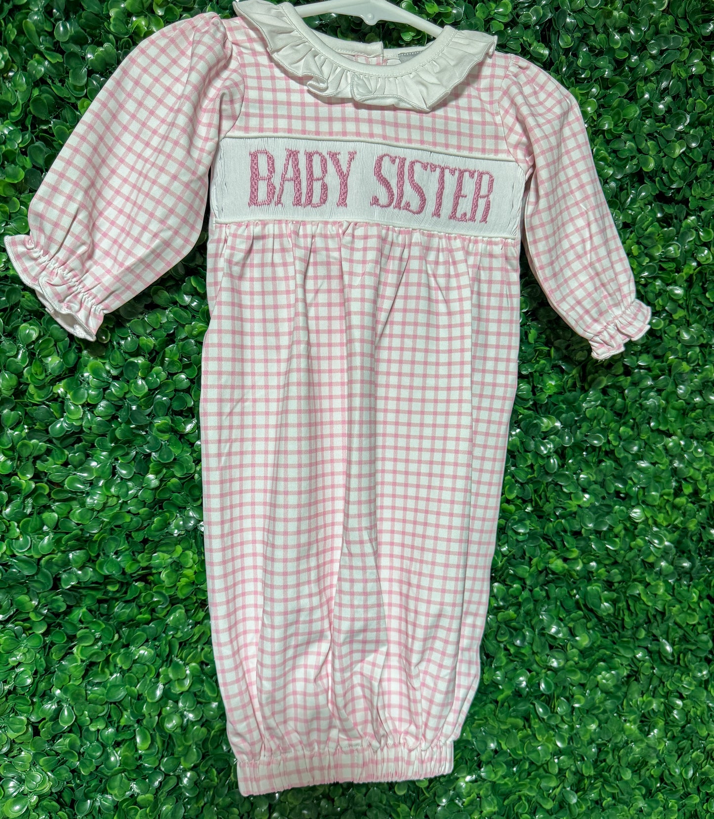 Smocked Sibling Collection Gowns