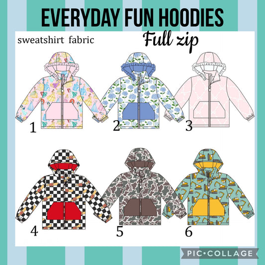 WS PO#34.5 Everyday Fun Hoodies ETA Late December to B&BB