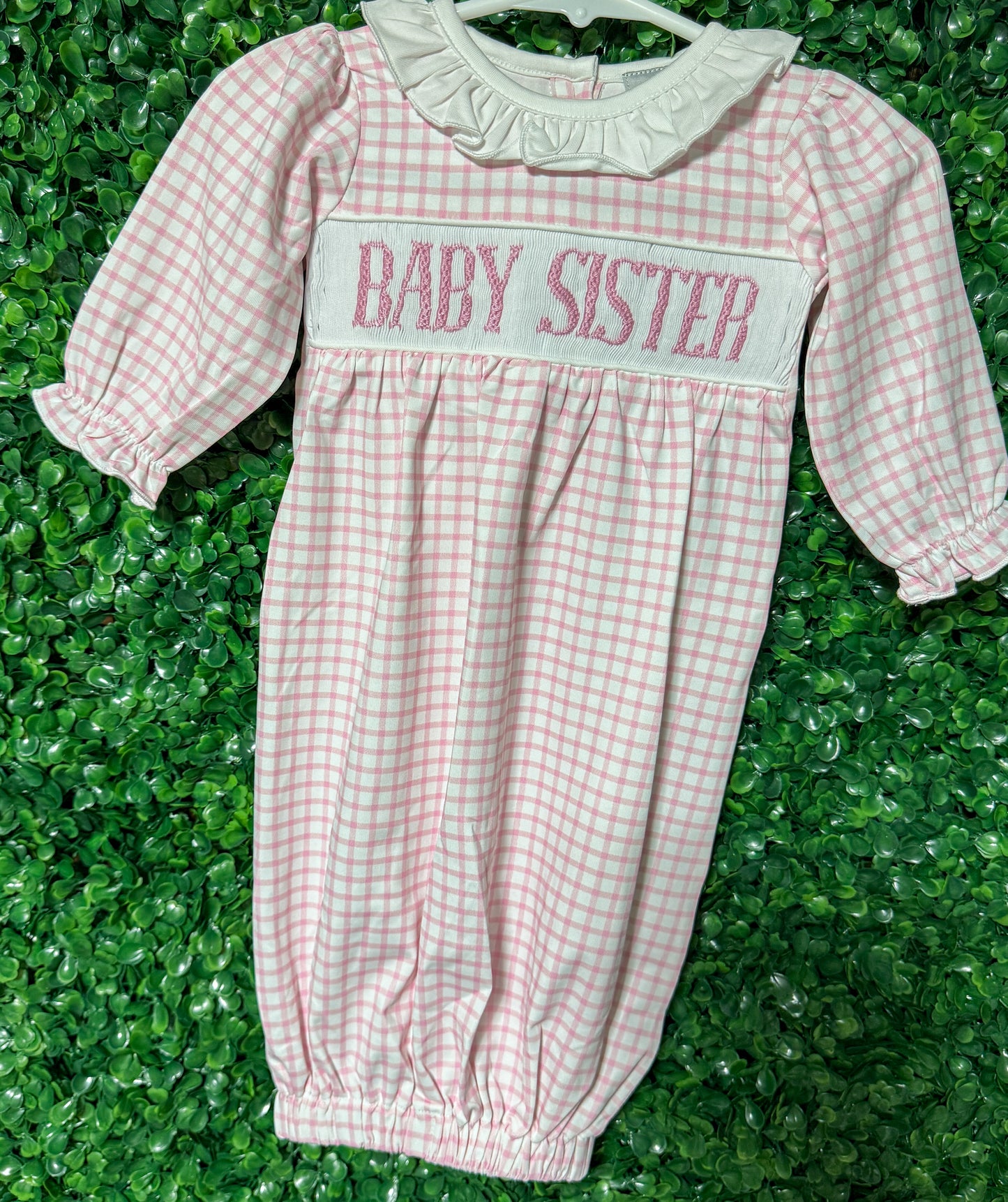 Smocked Sibling Collection Gowns