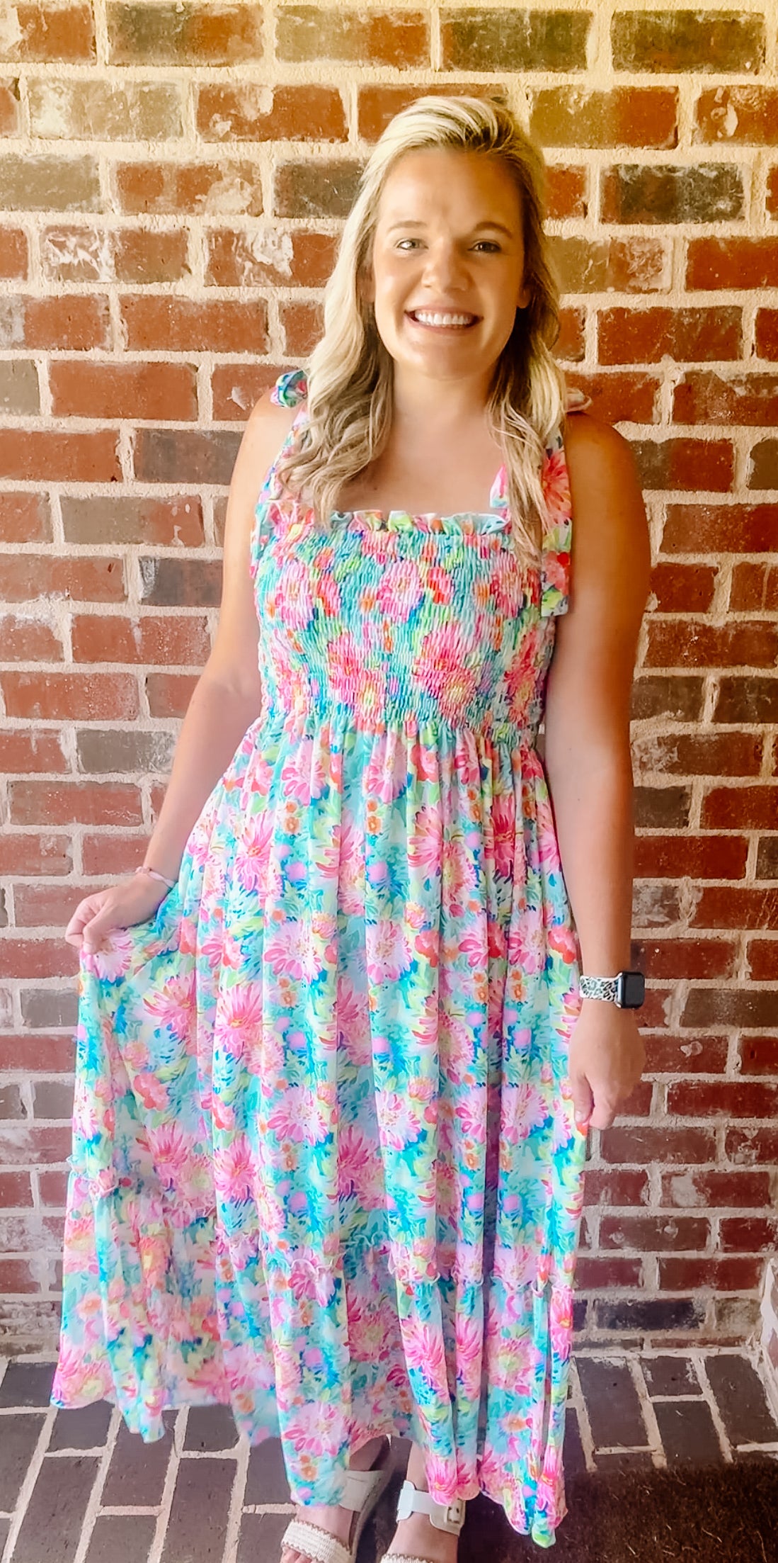 Floral Delight Smock Mommy & Me