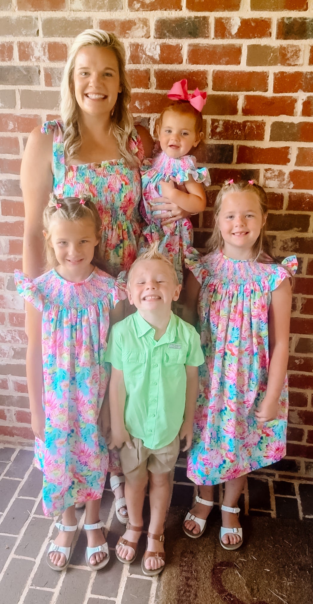 Floral Delight Smock Mommy & Me