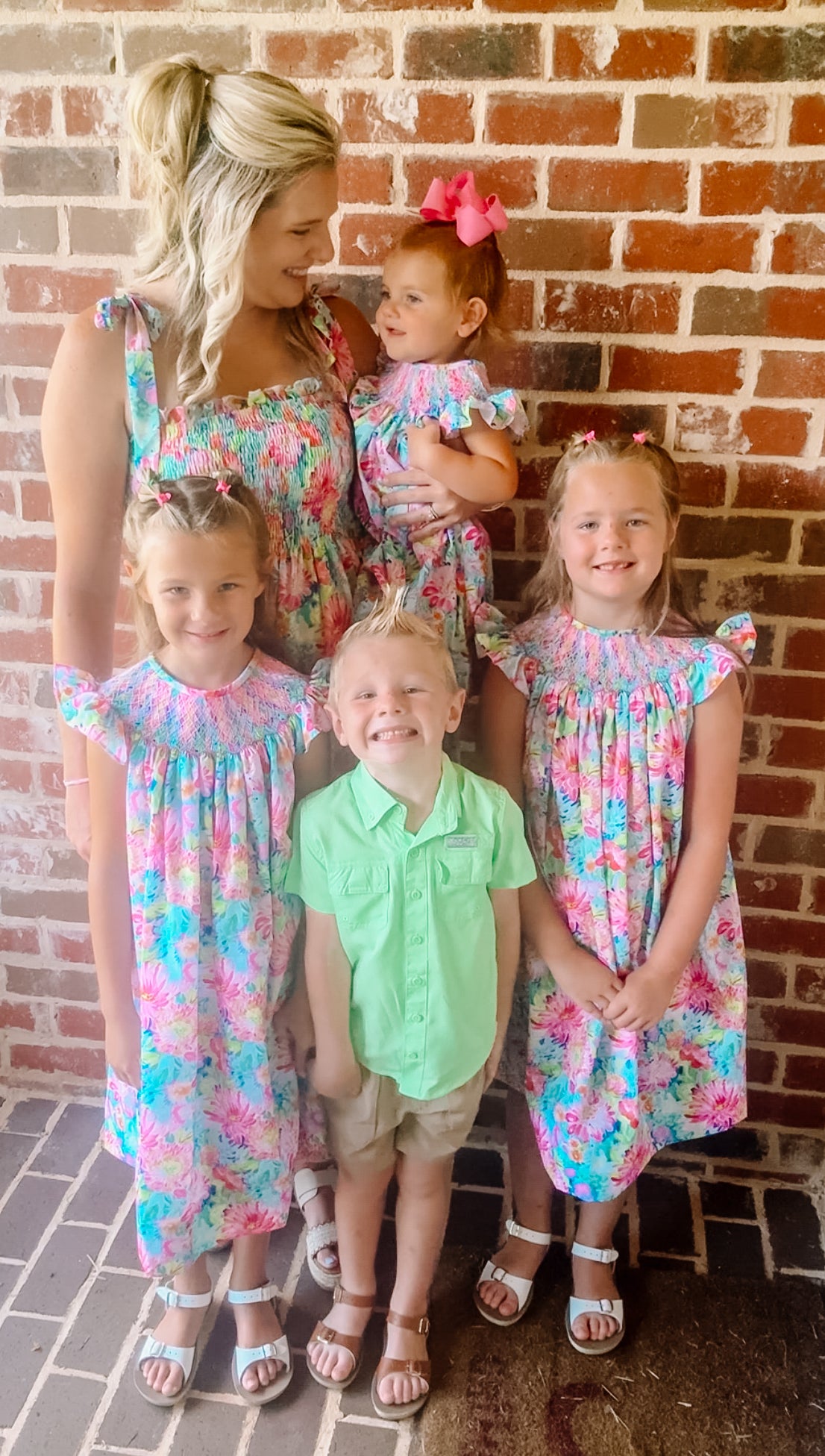 Floral Delight Smock Mommy & Me